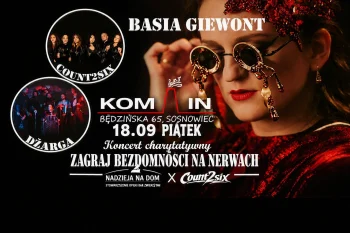 Koncert charytatywny ZAGRAJ BEZDOMNOŚCI NA NERWACH // Basia Giewont // Support: Dvarga i Count2six
